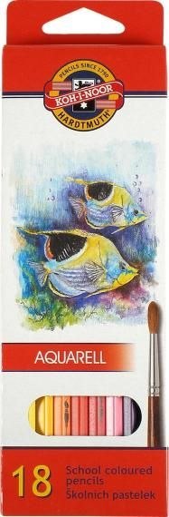 Kredki akwarelowe 3717 18 kol. Koh-I-Noor