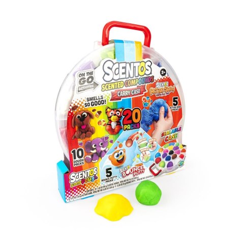 Masa plastyczna dla dzieci zestaw pachnący w walizce mix Dumel (ST40605)