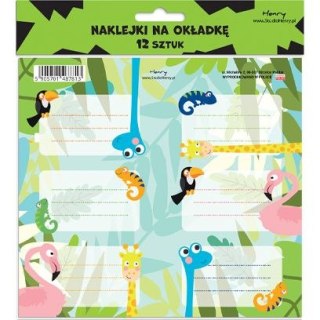 Naklejka na zeszyt 2 Żyrafa Henry (5905701487813)