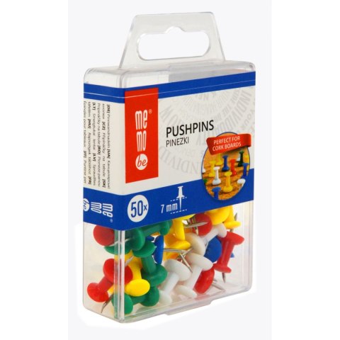 Pinezki kolor: mix 50 szt Memobe (MP002-99)