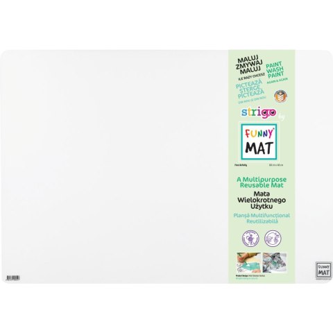 Podkład na biurko FUNNY MAT TRANSPARENT BEZ WZORU sfu0842 polipropylen PP [mm:] 680x480 Strigo (8681379308427)