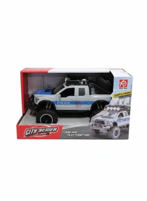 Samochód policyjny Jeep, światło i dźwięk Dromader (130-1351880)