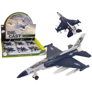 Samolot Napęd Frykcyjny Światła Dźwięki 1:72 Granatowy Lean (15407)