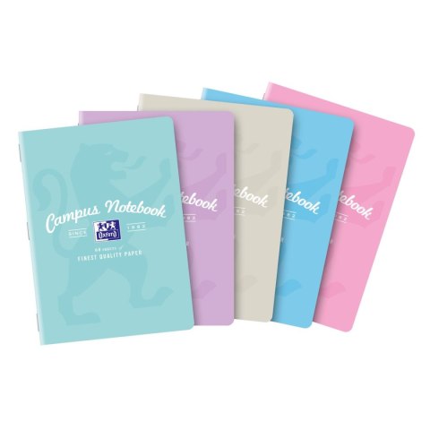 Zeszyt CAMPUS PASTEL A5 60k. 90g linia [mm:] 150x210 Oxford (400160140)