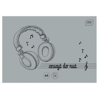 Zeszyt do nut A5 16k. 70g pięciolinia Interdruk (ZENA5L)