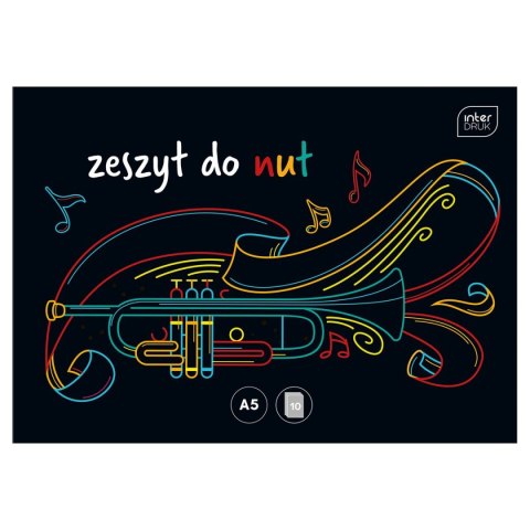 Zeszyt do nut A5 16k. 70g pięciolinia Interdruk (ZENA5L)