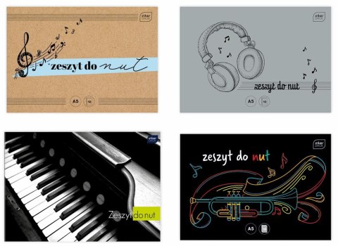 Zeszyt do nut A5 16k. 70g pięciolinia Interdruk (ZENA5L)