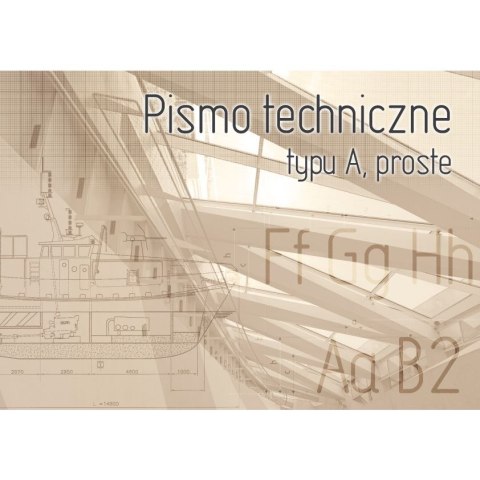 Blok do pisma technicznego pismo A proste A4 10k Kreska