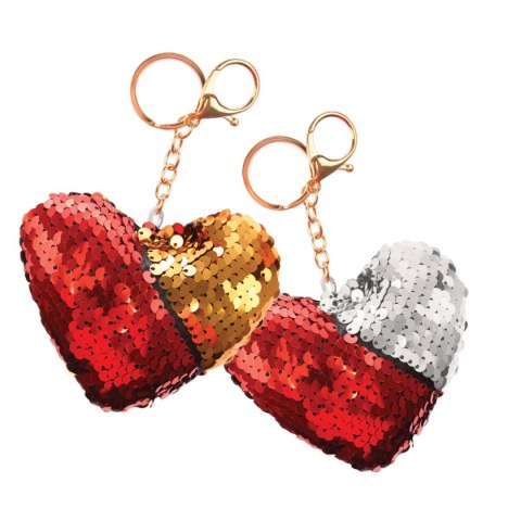 Brelok Serduszko cekiny dwustronne Arpex (WA3951)