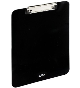 Deska z klipem (podkład do pisania) GR-7719 A4 czarna Grand (120-1972)