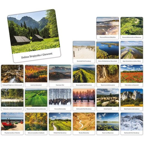 Gra pamięciowa POLSKIE KRAJOBRAZY Adamigo