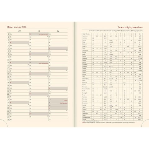 Kalendarz książkowy (terminarz) terminarz A5 145mm x 205mm Lucrum (21D-V)