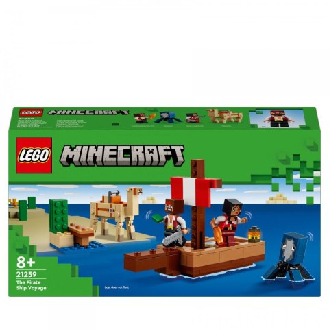 Klocki konstrukcyjne Minecraft Rejs statkiem pirackim Lego (21259)