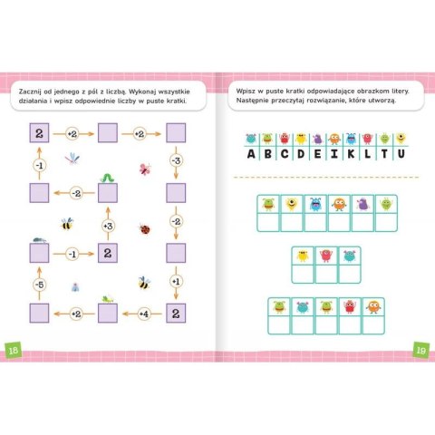 Książka dla dzieci Łamigłówki szczęśliwego przedszkolaka. Ciekawe zadania do rozwiązania dla dzieci 5+