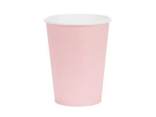 Kubek jednorazowy jasny różowy papier 250ml Partydeco (KPP90-081S-EU1)