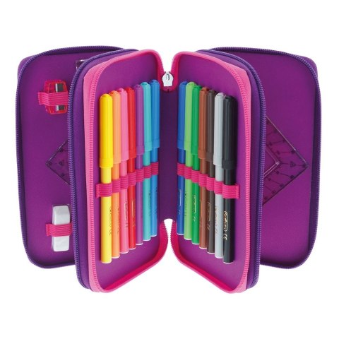 Piórnik róż/fiol 31 cz. 50046331 Herlitz (300001559)