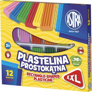 Plastelina 12 kol. mix Astra