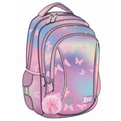 Plecak PINK BUTTERFLIES 3-KOMORY St.Right (BP-26)