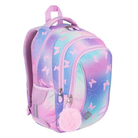 Plecak PINK BUTTERFLIES 3-KOMORY St.Right (BP-26)