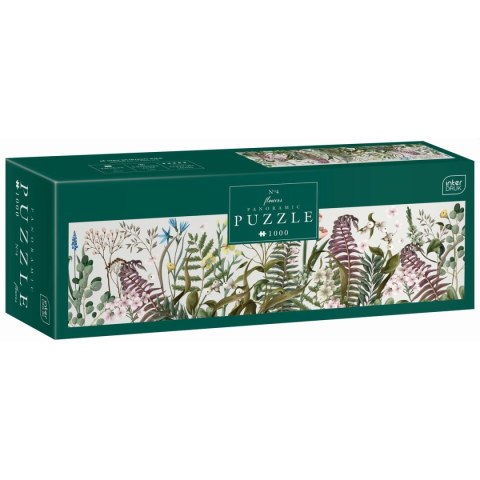 Puzzle FLOWERS 4 1000 EL panoramiczne Interdruk (5902277370105)