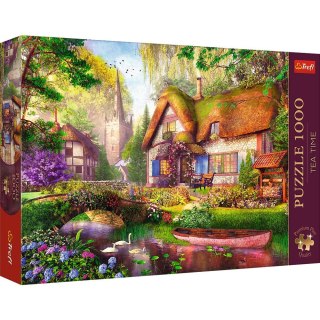 Puzzle Premium Plus Urocza chatka w lesie 1000 el. Trefl (10804)