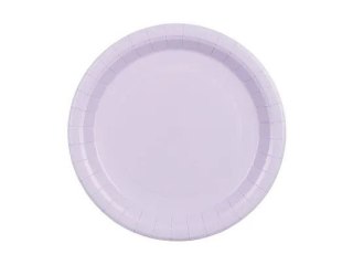 Talerz jednorazowy lawenda papier śr. 230mm 6 szt Partydeco (TPP102-002)