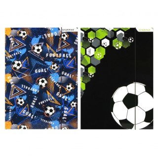 Teczka kartonowa na gumkę Football A4 mix Starpak (553549)