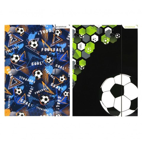 Teczka kartonowa na gumkę Football A4 mix Starpak (553549)