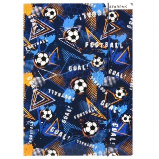 Teczka kartonowa na gumkę Football A4 mix Starpak (553549)