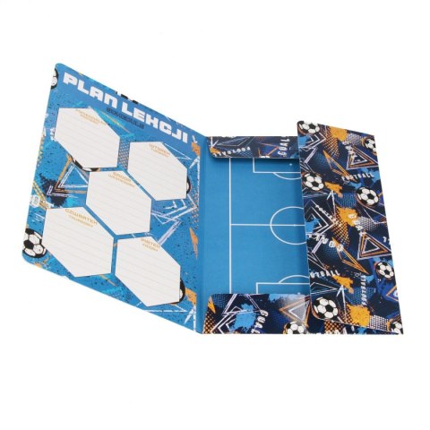 Teczka kartonowa na gumkę Football A4 mix Starpak (553549)