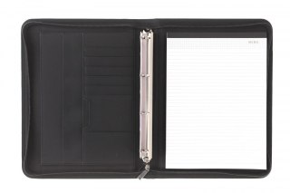 Teczka ofertowa na suwak A4 609 czarna A4 kolor: czarny 1 kieszeni Antra (5904210087644)