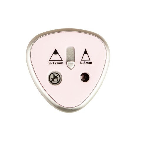 Temperówka elektryczna na2 grubości biała wykończenia różowym Strigo (SSC345)