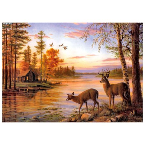 Zestaw kreatywny Diamentowa mozaika 30x40cm Jeleń Flamingo Line (TMR12040)