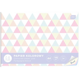Zeszyt papierów kolorowych A4 115g 10k Interdruk (5902277294166)