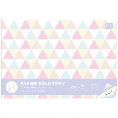 Zeszyt papierów kolorowych A4 115g 10k Interdruk (5902277294166)