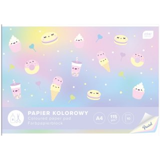 Zeszyt papierów kolorowych A4 115g 10k Interdruk (5902277294166)