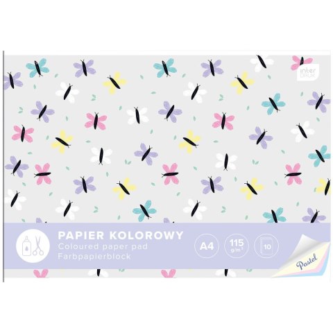 Zeszyt papierów kolorowych A4 115g 10k Interdruk (5902277294166)
