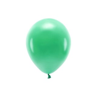 Balon gumowy Pastel Eco Balloons zielony 260mm Partydeco (ECO26P-012)