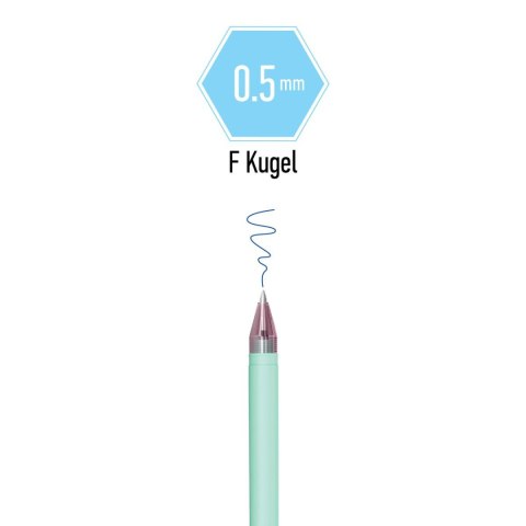 Długopis Haze wymazywalny wkład niebieski Berlingo (338376)