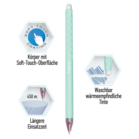 Długopis Haze wymazywalny wkład niebieski Berlingo (338376)