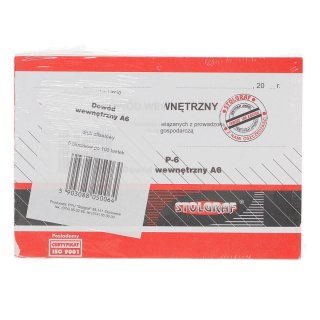 Druk offsetowy dowód wewnętrzny A6 100k. Stolgraf