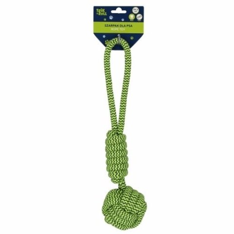 Gadżet Zabawka dla psa Szarpak 39,5 cm zielony Trik Roll (560705)