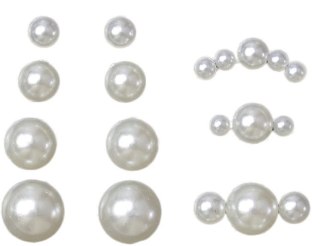 Kryształki Craft-Fun Series 82 sztuki perłowy Titanum (23mH03161)