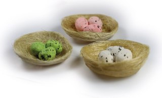 Ozdoba wielkanocna Craft-Fun Series Gniazdo z jajeczkami Titanum