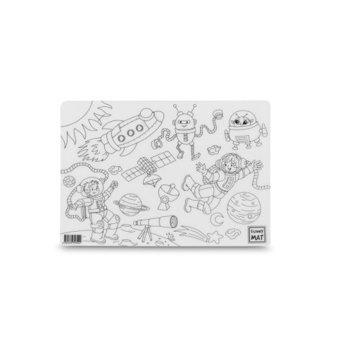Podkład na biurko FUNNY MAT TRANSPARENT SPACE sfu1354 polipropylen PP [mm:] 250x350 Strigo (86813793136544)