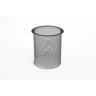 Przybornik na biurko srebrny metal Tres (SKOD/SR)