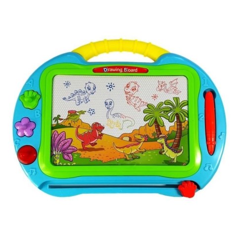 Tablica znikopis Turkusowy ze Stempelkami Lean (4281)