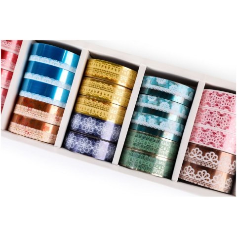 Taśma ozdobna klejąca mix Narcissus