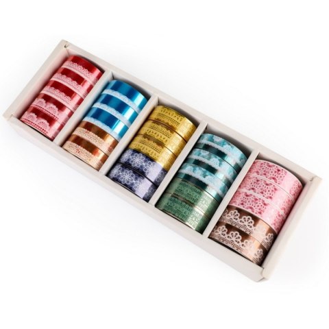 Taśma ozdobna klejąca mix Narcissus