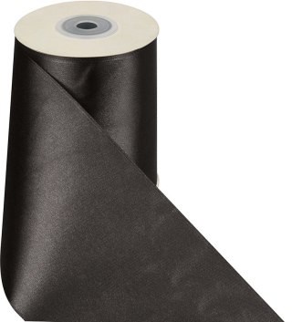 Wstążka Craft-Fun Series satynowa 100x25 [mm x m] czarny Titanum (100MM/25M 010)